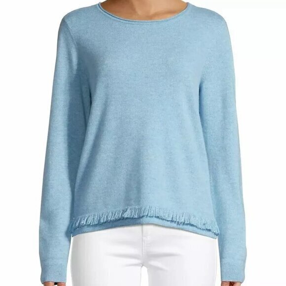 Lilly Pulitzer Women's Vista Knit Fringe Crewneck‎ Sweater - Size XS Extra Small - Picture 1 of 6